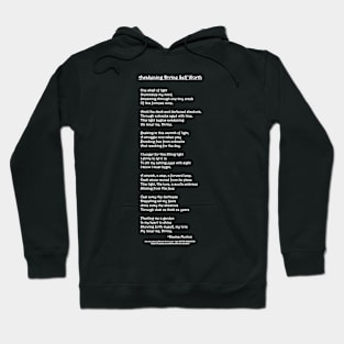 Awakening Divine Self Worth poem, white for dark shirts Hoodie